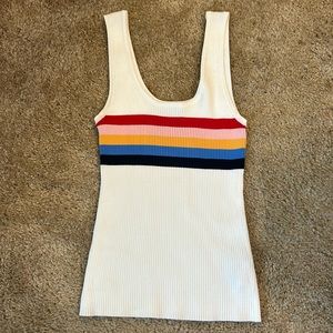 Ribbed Rainbow Tank